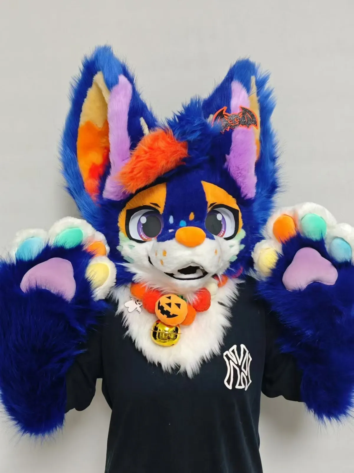 Lumiseed fursuit — halloween bat